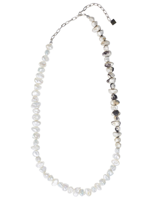 Pearl single necklace Fire