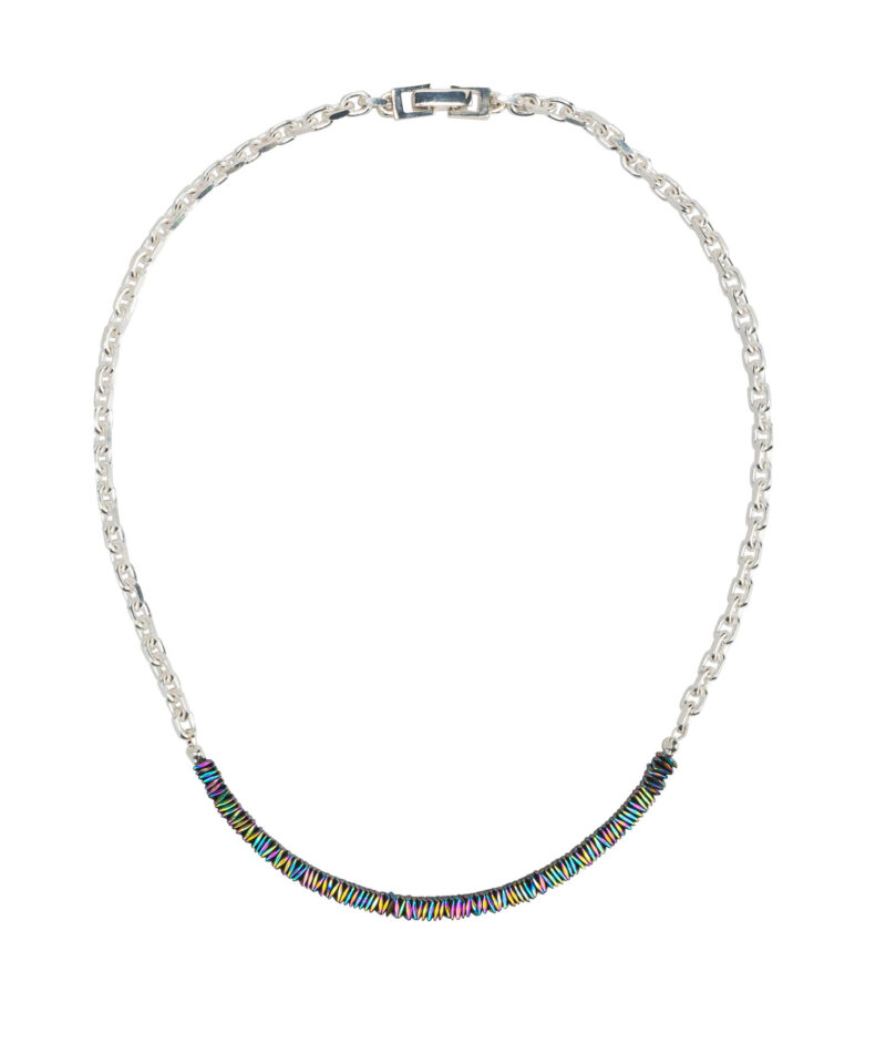 Shiny chain Necklace rainbow【直営限定】